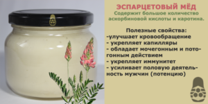 Эспарцетовый мед: его полезные свойства и состав, применение и противопоказания, ка выбрать хороший продукт