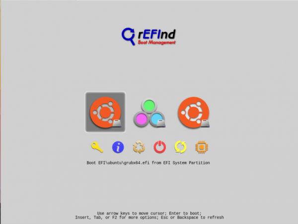 Установка rEFInd в Linux