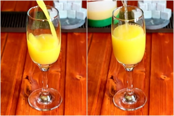Коктейль Мимоза (Mimosa) — взрывной рецепт с шампанским и апельсиновым соком