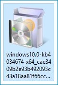 Обновляем Windows 10 до версии 1703 (сборка ОС 15063.540) с помощью апдейта KB4034674