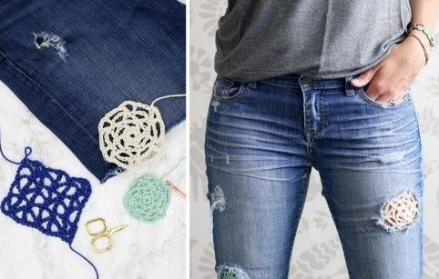 Как пришить заплатку на джинсы своими руками: лучшие техники и советы