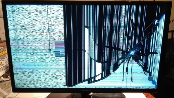 Что делать если разбился или погас экран ЖК телевизора
