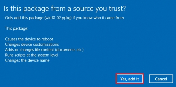Пакеты подготовки (Provisioning Packages) в Windows 10. Их создание и применение.